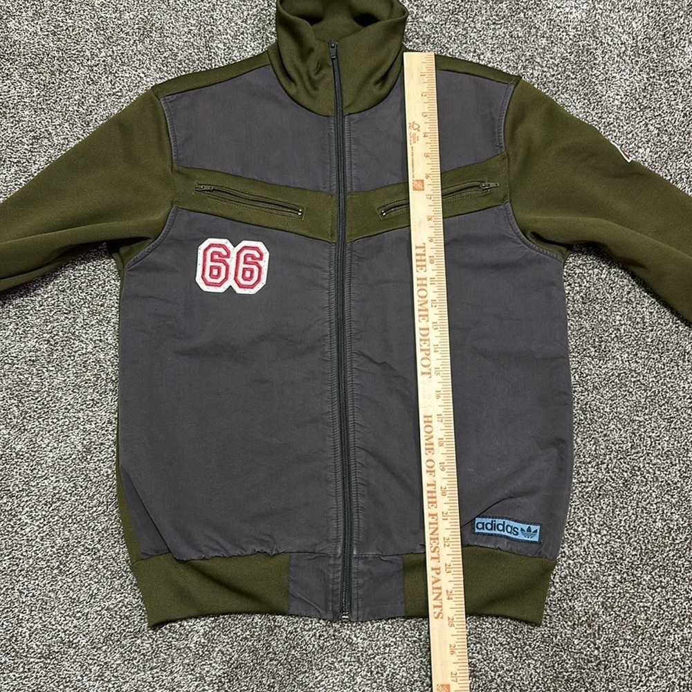 Adidas pistol Pete track jacket - 66 rainbow army green men’s small - Picture 4 of 13